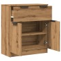 Aparador de madera de ingeniería roble artisan 60x30x70 cm de , Aparadores - Ref: Foro24-856839, Precio: 85,32 €, Descuento: %