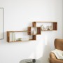 Wall furniture made of aged engineered wood, 158x18x53 cm by , Shelves and shelves - Ref: Foro24-854821, Price: 44,31 €, Disc...