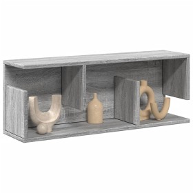 Engineered wood Sonoma gray wall cabinet 80x20x30 cm by , Shelves and shelves - Ref: Foro24-854837, Price: 42,53 €, Discount: %