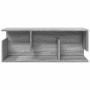 Engineered wood Sonoma gray wall cabinet 80x20x30 cm by , Shelves and shelves - Ref: Foro24-854837, Price: 42,99 €, Discount: %