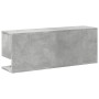 Engineered wood gray concrete wall cabinet 80x20x30 cm by , Shelves and shelves - Ref: Foro24-854835, Price: 41,54 €, Discoun...