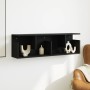 Armario de pared madera de ingeniería negro 100x20x30 cm de , Estantes y estanterías - Ref: Foro24-854842, Precio: 49,99 €, D...