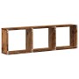 Aged engineered wood wall shelf 100x16x30 cm by , Shelves and shelves - Ref: Foro24-854875, Price: 35,88 €, Discount: %