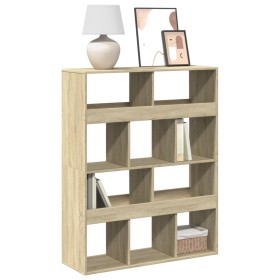 Engineered wood bookshelf in Sonoma oak, 100x33x125.5 cm by , Bookcases and shelves - Ref: Foro24-3309359, Price: 116,87 €, D...