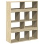 Engineered wood bookshelf in Sonoma oak, 100x33x125.5 cm by , Bookcases and shelves - Ref: Foro24-3309359, Price: 116,87 €, D...