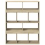 Engineered wood bookshelf in Sonoma oak, 100x33x125.5 cm by , Bookcases and shelves - Ref: Foro24-3309359, Price: 116,87 €, D...