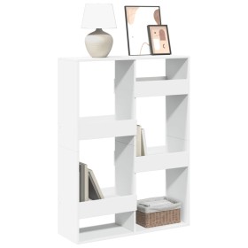 Estantería de madera de ingeniería blanca 100x33x135 cm de , Librerías y estanterías - Ref: Foro24-3309384, Precio: 117,99 €,...