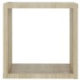 Estantes cubo de pared 6 unidades roble Sonoma 30x15x30 cm de , Estantes y estanterías - Ref: Foro24-807009, Precio: 40,62 €,...