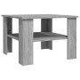 Gray Sonoma plywood coffee table 60x60x42 cm by , Coffee table - Ref: Foro24-815265, Price: 50,20 €, Discount: %