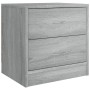 Mesita de noche madera de ingeniería gris Sonoma 40x30x40 cm de , Mesitas de noche - Ref: Foro24-815407, Precio: 39,11 €, Des...