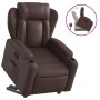 Sillón reclinable elevable cuero sintético marrón de , Sillones - Ref: Foro24-3204546, Precio: 289,99 €, Descuento: %