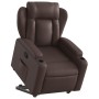 Sillón reclinable elevable cuero sintético marrón de , Sillones - Ref: Foro24-3204546, Precio: 289,99 €, Descuento: %