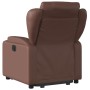 Sillón reclinable elevable cuero sintético marrón de , Sillones - Ref: Foro24-3204546, Precio: 289,99 €, Descuento: %