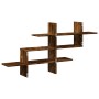 Engineered oak Sonoma wall shelf 124.5x18x60.5 cm by , Shelves and shelves - Ref: Foro24-853267, Price: 36,60 €, Discount: %