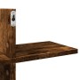 Engineered oak Sonoma wall shelf 124.5x18x60.5 cm by , Shelves and shelves - Ref: Foro24-853267, Price: 36,60 €, Discount: %