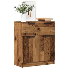 Aged engineered wood sideboard 60x30x70 cm by , Sideboards - Ref: Foro24-856838, Price: 76,99 €, Discount: %