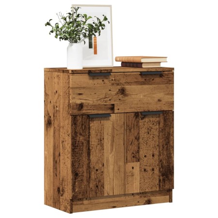 Aparador de madera de ingeniería envejecida 60x30x70 cm de , Aparadores - Ref: Foro24-856838, Precio: 76,05 €, Descuento: %