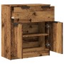 Aparador de madera de ingeniería envejecida 60x30x70 cm de , Aparadores - Ref: Foro24-856838, Precio: 76,05 €, Descuento: %