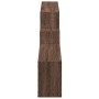 Armario de pared madera de ingeniería marrón roble 158x18x53 cm de , Estantes y estanterías - Ref: Foro24-854820, Precio: 45,...