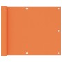 Toldo para balcón tela oxford naranja 75x500 cm de vidaXL, Sombrillas - Ref: Foro24-135046, Precio: 25,33 €, Descuento: %