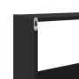 Engineered wood black wall cabinet 158x18x53 cm by , Shelves and shelves - Ref: Foro24-854815, Price: 47,61 €, Discount: %