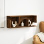 Engineered wood smoked oak wall cabinet 80x20x30 cm by , Shelves and shelves - Ref: Foro24-854836, Price: 41,54 €, Discount: %