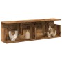 Aged engineered wood wall shelf 100x20x30 cm by , Shelves and shelves - Ref: Foro24-854848, Price: 48,29 €, Discount: %