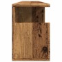 Aged engineered wood wall shelf 100x20x30 cm by , Shelves and shelves - Ref: Foro24-854848, Price: 48,99 €, Discount: %