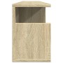 Armario de pared madera de ingeniería roble Sonoma 100x20x30 cm de , Estantes y estanterías - Ref: Foro24-854843, Precio: 43,...