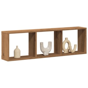 Handcrafted oak wood engineered wall cabinet 100x16x30 cm by , Shelves and shelves - Ref: Foro24-854876, Price: 35,88 €, Disc...