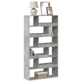 Estantería madera de ingeniería gris hormigón 100x33x187,5 cm de , Librerías y estanterías - Ref: Foro24-3309351, Precio: 135...