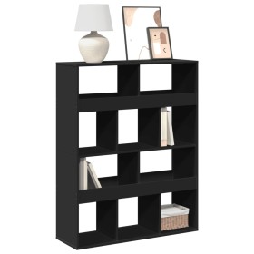 Estantería de madera de ingeniería negra 100x33x125,5 cm de , Librerías y estanterías - Ref: Foro24-3309358, Precio: 120,55 €...