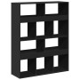 Engineered wood black shelf 100x33x125.5 cm by , Bookcases and shelves - Ref: Foro24-3309358, Price: 120,55 €, Discount: %