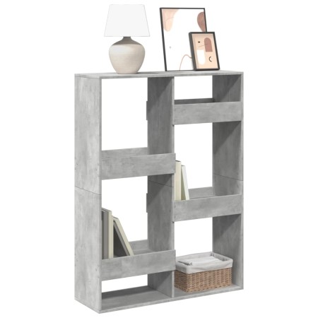 Engineered wood gray concrete shelf 100x33x135 cm by , Bookcases and shelves - Ref: Foro24-3309387, Price: 114,99 €, Discount: %