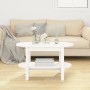 Solid white pine wood coffee table 80x45x45 cm by , Coffee table - Ref: Foro24-822293, Price: 60,92 €, Discount: %