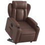 Brown synthetic leather electric reclining and lift chair by , Armchairs - Ref: Foro24-3204560, Price: 329,30 €, Discount: %