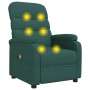 Dark green electric massage chair by , Electric massage chairs - Ref: Foro24-348305, Price: 224,75 €, Discount: %