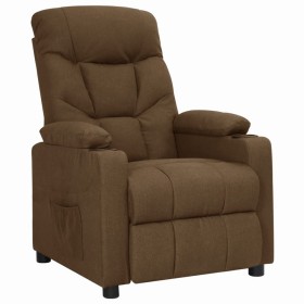 Brown fabric recliner by , Armchairs - Ref: Foro24-348533, Price: 166,75 €, Discount: %