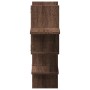 Engineered wood brown oak wall shelf 124.5x18x60.5 cm by , Shelves and shelves - Ref: Foro24-853269, Price: 35,61 €, Discount: %