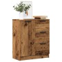 Aged engineered wood sideboard 60x30x70 cm by , Sideboards - Ref: Foro24-856836, Price: 90,97 €, Discount: %