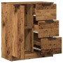 Aged engineered wood sideboard 60x30x70 cm by , Sideboards - Ref: Foro24-856836, Price: 90,97 €, Discount: %