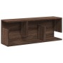 Engineered wood brown oak wall shelf 80x20x30 cm by , Shelves and shelves - Ref: Foro24-854838, Price: 42,51 €, Discount: %