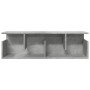 Engineered wood gray concrete wall cabinet 100x20x30 cm by , Shelves and shelves - Ref: Foro24-854844, Price: 43,79 €, Discou...