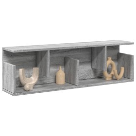 Engineered wood Sonoma gray wall cabinet 100x20x30 cm by , Shelves and shelves - Ref: Foro24-854846, Price: 49,43 €, Discount: %