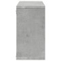 Engineered wood gray concrete wall cabinet 100x16x30 cm by , Shelves and shelves - Ref: Foro24-854871, Price: 32,54 €, Discou...