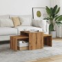 Artisan oak engineered wood coffee table 100x48x40 cm by , Coffee table - Ref: Foro24-856055, Price: 54,99 €, Discount: %