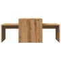 Artisan oak engineered wood coffee table 100x48x40 cm by , Coffee table - Ref: Foro24-856055, Price: 54,99 €, Discount: %