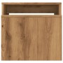 Artisan oak engineered wood coffee table 100x48x40 cm by , Coffee table - Ref: Foro24-856055, Price: 54,49 €, Discount: %