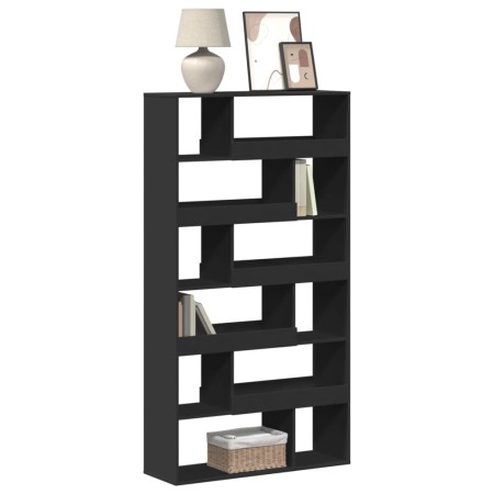 Engineered wood black bookshelf 100x33x187.5 cm by , Bookcases and shelves - Ref: Foro24-3309349, Price: 165,98 €, Discount: %