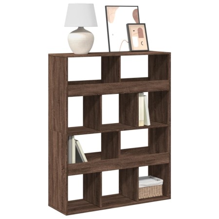 Engineered wood brown oak bookshelf 100x33x125.5 cm by , Bookcases and shelves - Ref: Foro24-3309363, Price: 120,38 €, Discou...